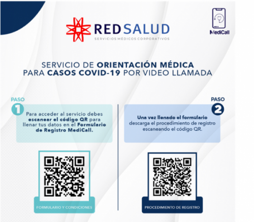 Lo mas leÃ­do: RED SALUD ofrece videollamada gratuita  con orientaciÃ³n mÃ©dica en casos de Covid-19