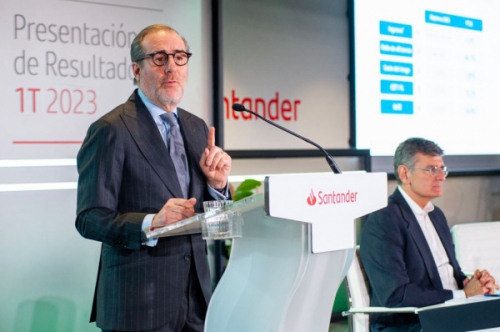 Santander obtiene un beneficio atribuido de 2.571 millones de euros apoyado en un crecimiento de los ingresos del 13%