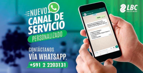 Boliviana Ciacruz Seguros aplica uso de WhatsApp y la tecnología ChatBot