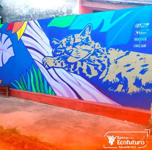 Banco Ecofuturo y CIWY generan conciencia ambiental a través del arte mural