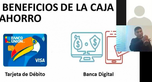 Banco Unión incluye el lenguaje de señas en sus videos de educación financiera Villa Unión