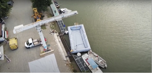 Proponen barcazas inflables y solares para superar el bajo calado de la Hidrovía 