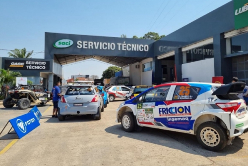 SACI junto a Foton recibieron a los vehículos del Rally Codasur