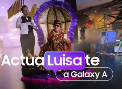 Doña Luisa invita a los paceños  a ¡ActuaLUISArse por un Galaxy A! en la Eloy Salmón