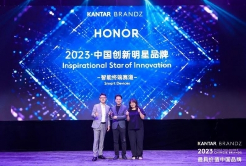 HONOR encabeza la lista de las 100 marcas emergentes en China según BrandGrow y es galardonada con el premio Inspirational Star of Innovation por Kant