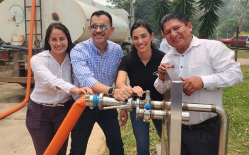 CBN dona efluentes industriales de su Cervecería Santa Cruz a la Alcaldía de La Guardia para apoyar el ahorro de agua