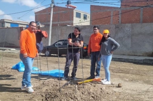 Ecofuturo realiza sus campañas de limpieza y forestación en Oruro 