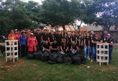 Ecolimpieza y Forestación: El Barrio Moto Méndez en Tarija luce renovado
