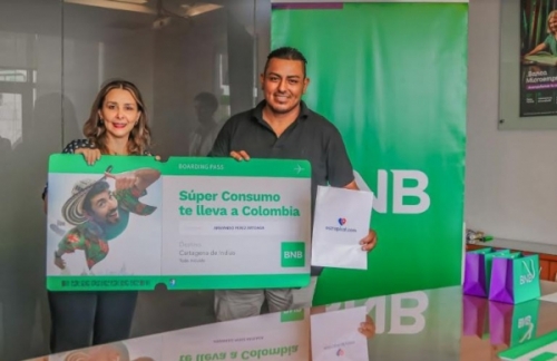 Lo más leído: El BNB sorteó 4 paquetes dobles a Colombia entre sus clientes de Super Consumo