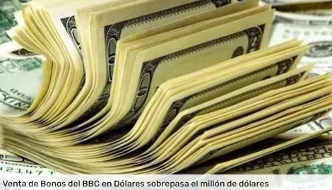 Venta de Bonos del BCB en Dólares sobrepasa el millón de dólares al tercer día de su emisión