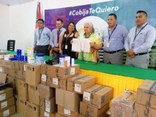 INTI dona medicamentos esenciales a los damnificados de Cobija 