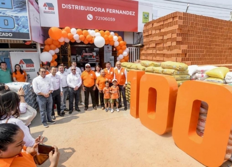 ConstruRed: La primera red de ferreterías de Bolivia inaugura su punto número 100 en la ciudad de Santa Cruz