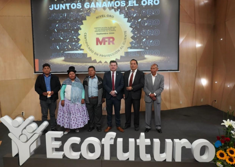 Ecofuturo recibe premio internacional por mejores prácticas de protección al cliente