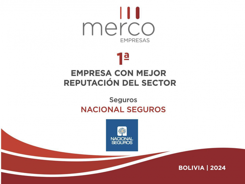 Nacional Seguros es la empresa con  Mayor Reputación del rubro asegurador