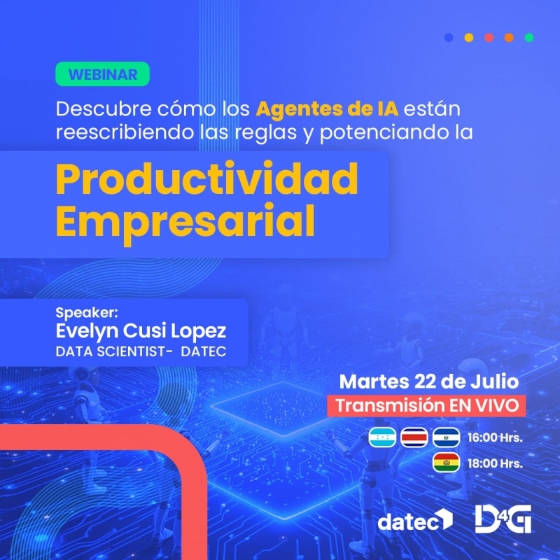 Datec invita a descubrir el impacto real de los Agentes de IA en la productividad empresarial