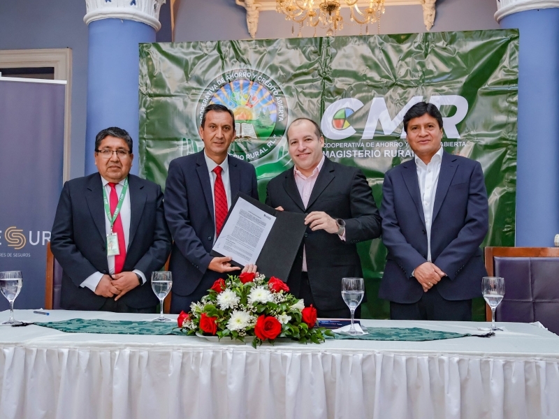 Cooperativa de ahorro y crédito abierta magisterio rural R.L. lanza tres seguros