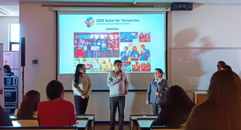 Samsung reta a jóvenes bolivianos a innovar con ciencia y tecnología