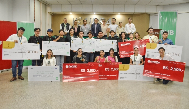 La UPSA premió a los ganadores de su Feria de Innovación y Emprendimiento 