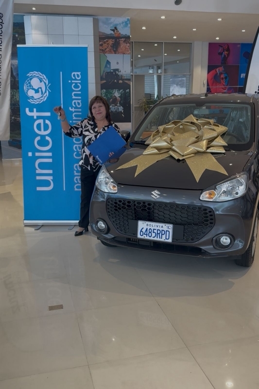 Imcruz y Suzuki premian la solidaridad con un vehículo 0 km  Imcruz y Suzuki premian la solidaridad con un vehículo 0 km