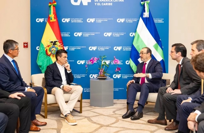 CAF ratifica su compromiso con Bolivia mediante un programa de apoyo 