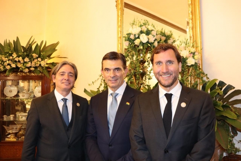 CAF participó en la ceremonia de transmisión de mando presidencial en Bolivia 