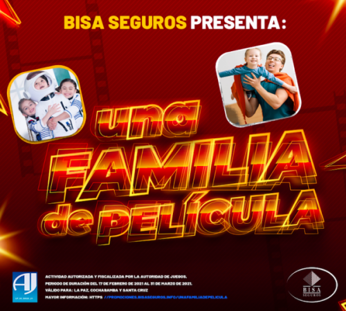 BISA Seguros lanza el concurso Una Familia de Película
