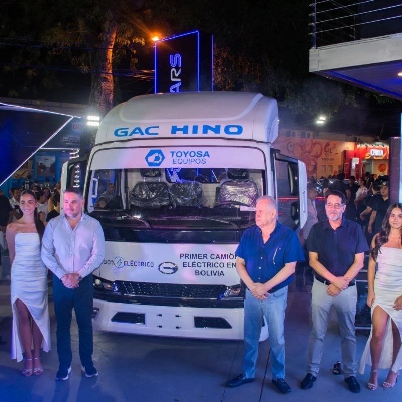 Toyosa Equipos presenta el primer camión 100% eléctrico en Bolivia