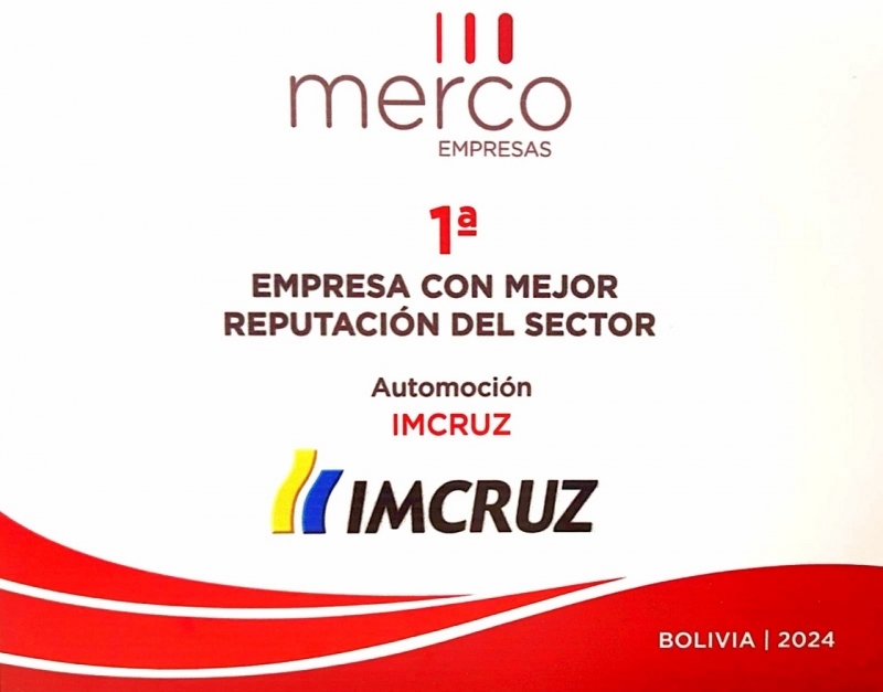 Imcruz - Inchcape Bolivia, número uno del sector automotriz por sexto año