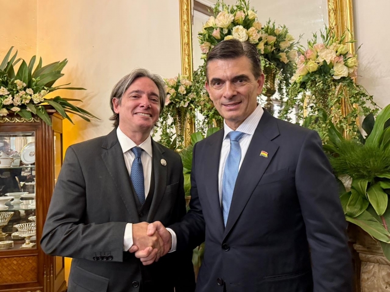 CAF participó en la ceremonia de transmisión de mando presidencial en Bolivia 