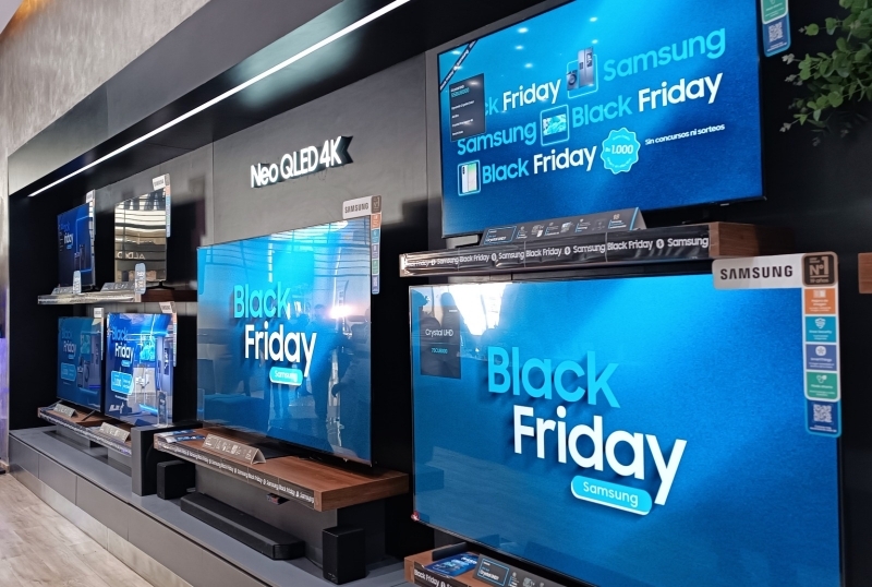 Samsung lanza su campaña Black Friday con más de Bs 2 millones en premios